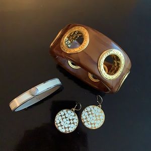 Collection of Coach costume jewelry